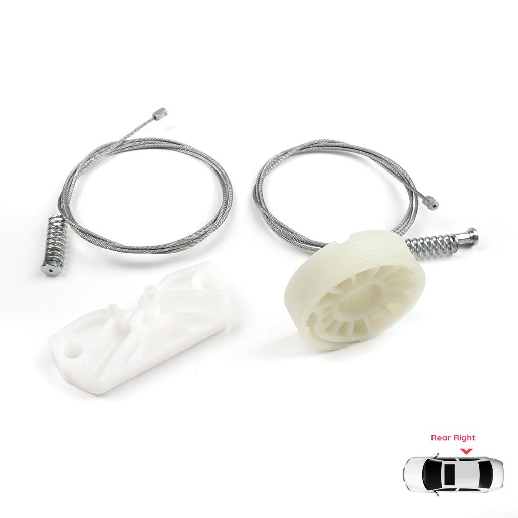 EWR1120 Electric Window Regulator Repair Kit Rear Right Quarter for Mercedes CLK W209 C209 A209 2002-2009 2-Door A2096700203