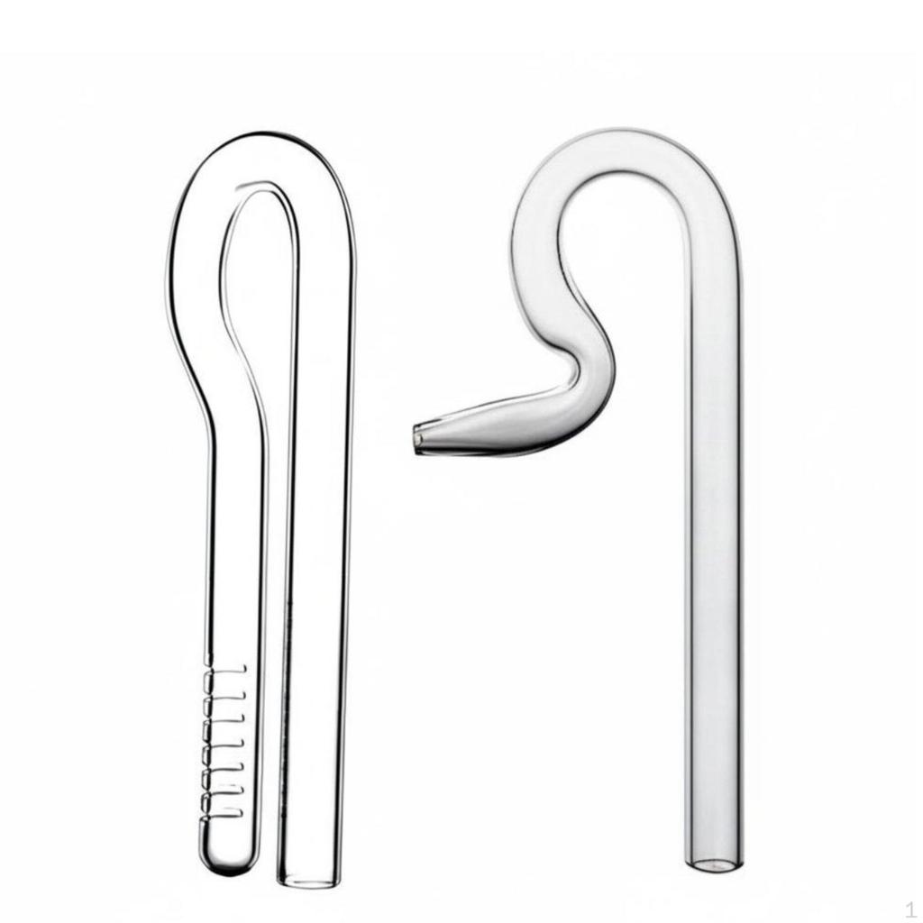 Стеклянная трубка Lily Pipe Улучшает циркуляцию воды Аквариум Вход Выход Кристально чистый