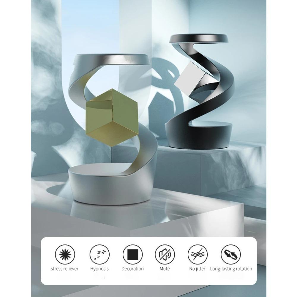 Relieve Stress Floating Gyroscope Official Desk Gadgets Metal Stress-Stress Reducing Toys Fidget Spinner Roller Spinning Top Tip