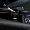 AJL6  Car Ash Tray Soot Cup Aluminum Alloy Cigarette Ashtray For Jeep Grand Cherokee Wrangler JK Gladiator Compass Renegade Wagoneer
