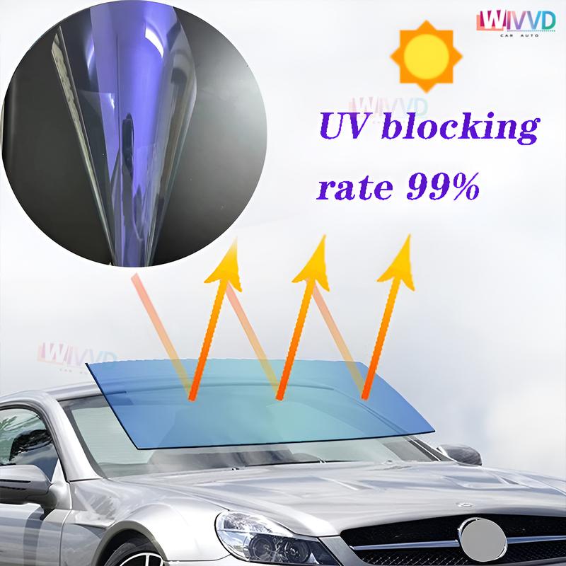 High Quality purple chameleon window tint film roll VLT80% Solar Car Glass Sticker UV Sun Solar Protection  High Heat Resistant