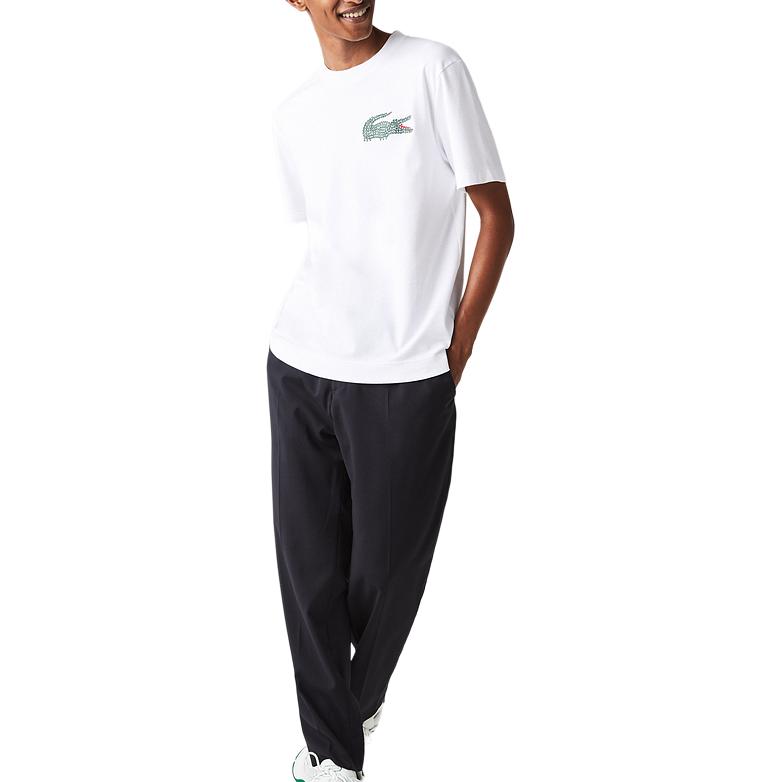 Lacoste Мужские футболки с круглым вырезом, умеренный прямой крой TH2691-137854