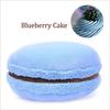 Plush Cute Macaron Cushion Cover With Pp Cotton Fill For Sofa And Chair Decor