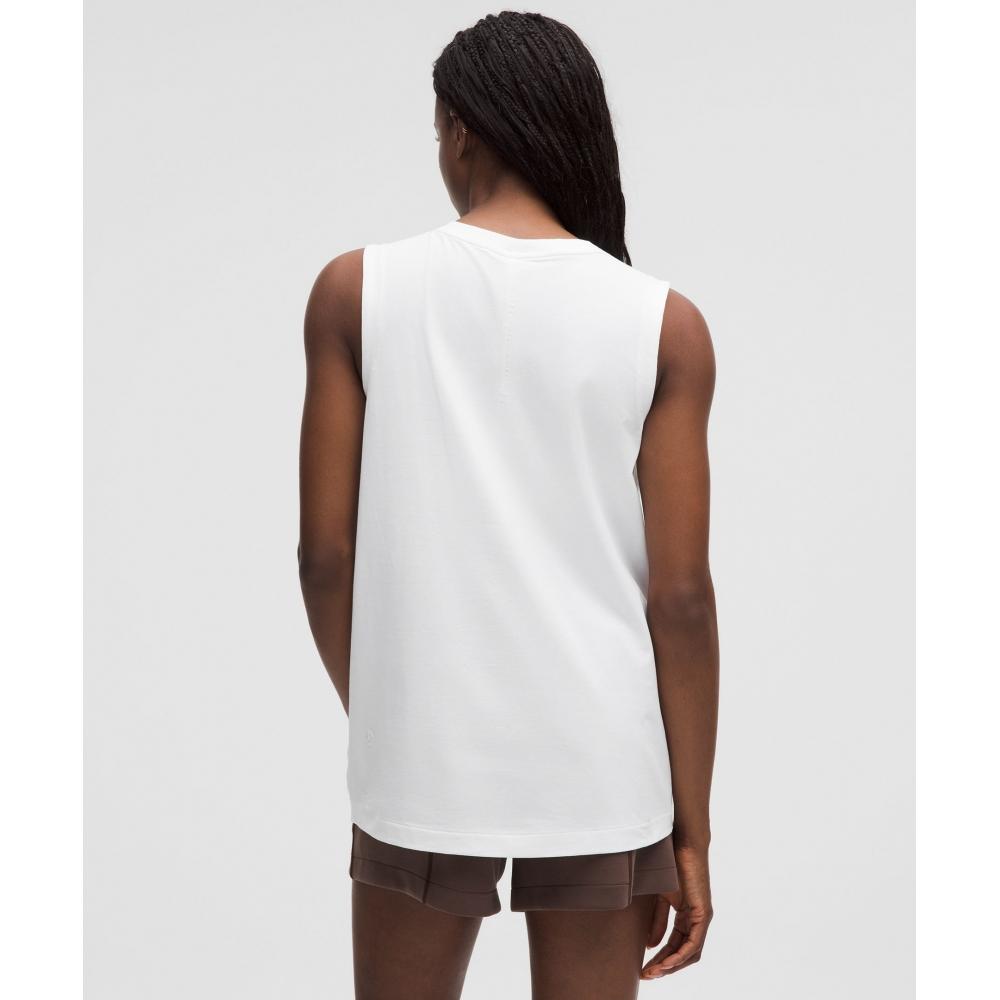 Lululemon Хлопковый топ All Yours Белый