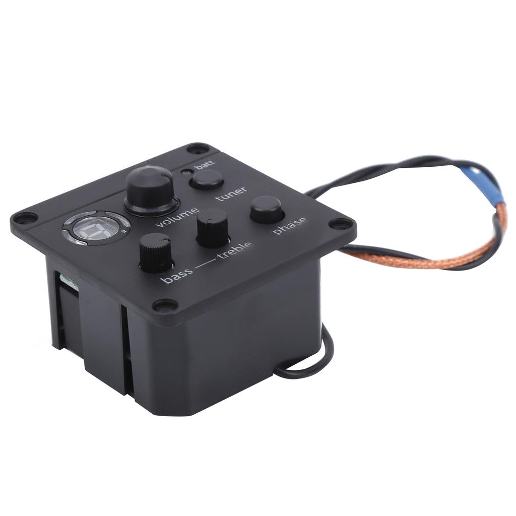 Звукосниматель для акустической гитары Встроенные предусилители Эквалайзер Эквалайзер Приклеенный к резонаторному отверстию Аксессуары для инструментов