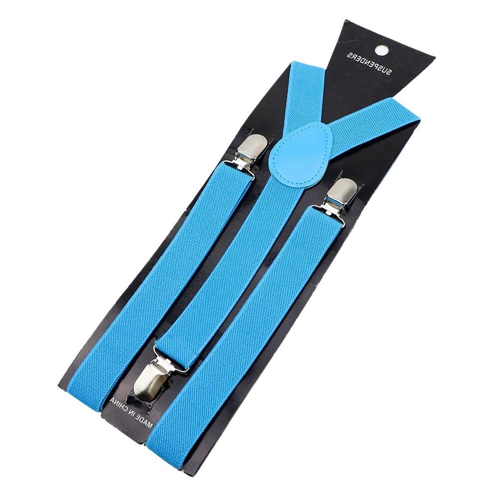 Y Back Style Men Women Leather Unisex Suspenders Elastic Adjustable Straps Suspenders Braces