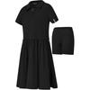 Fila Серия Гольф Свободное Мягкое Удобное Платье с Коротким Рукавом и Шортами Женские платья A11W535310F-BK
