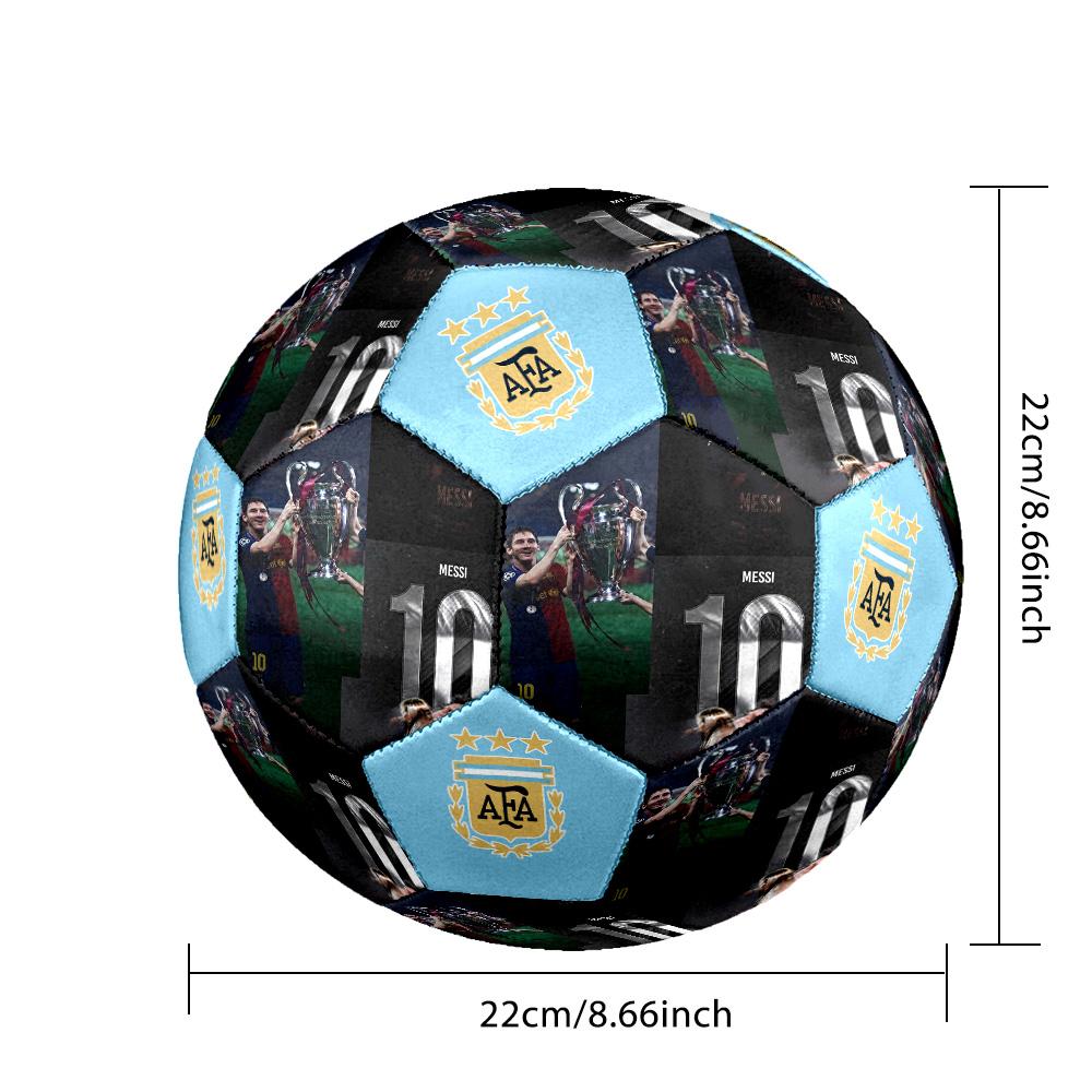 Lionel Messi Legend Number Ten Soccer Ball Size 5 Football Machine Sewn Indooroutdoor Training And Matches Surprise Collection Gift