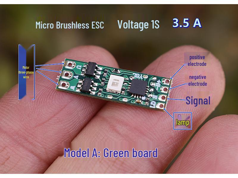 Ultra-Micro 0.5g Model Airplane 1S Brushless ESC