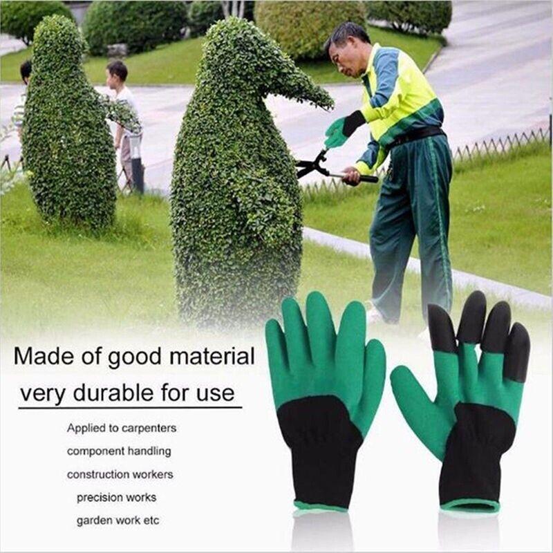 Горячие садовые перчатки Genie для копания и посадки с 4 когтями из АБС-пластика для садоводства