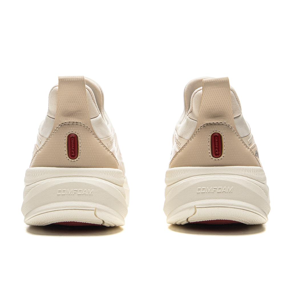 Li Ning SOFT GO 2 WNTR Амортизация Скользкая Устойчивая к истиранию Поддержка Отскок Низкие Повседневная обувь Женская Серая AGLV068-12
