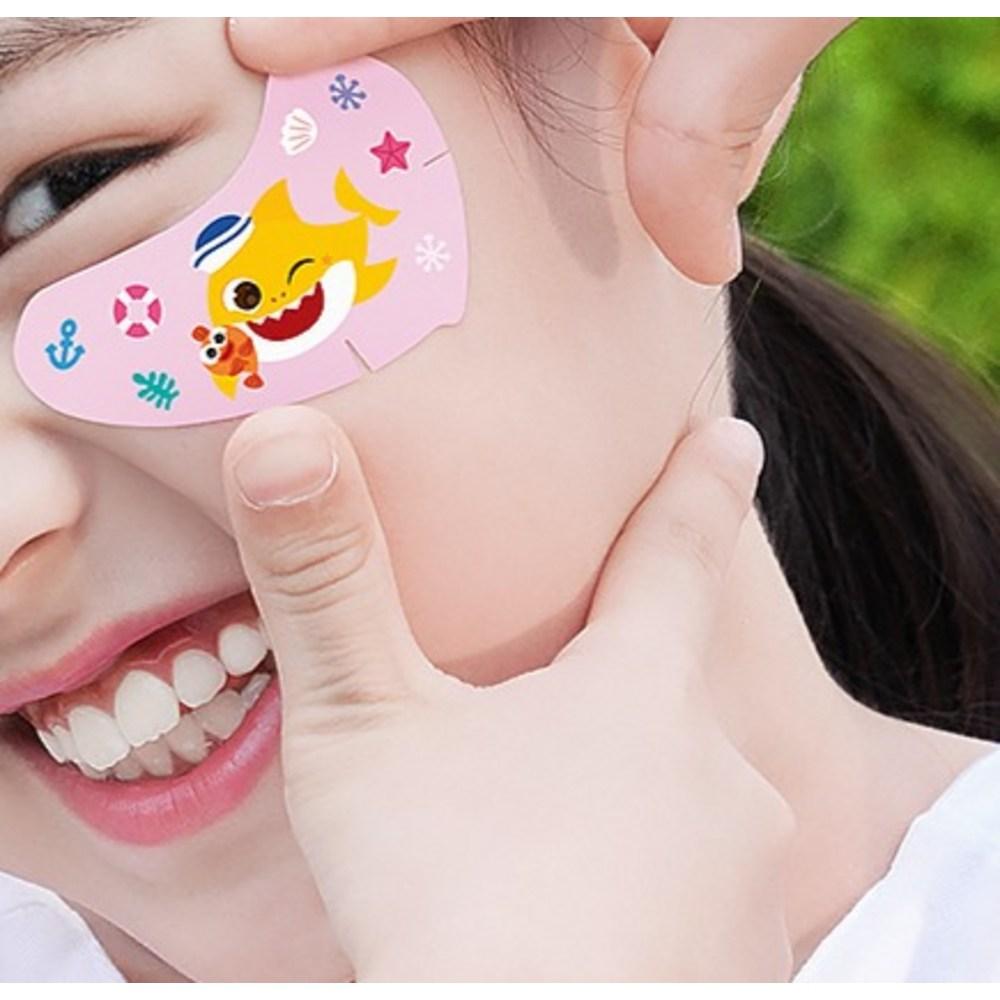 Pinkfong Baby Shark UV Protection Kids Sun Patch Small 4p Set, 2 Sets