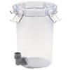 Transparent Aquarium Bucket Prefilter 1.6L For External Filter