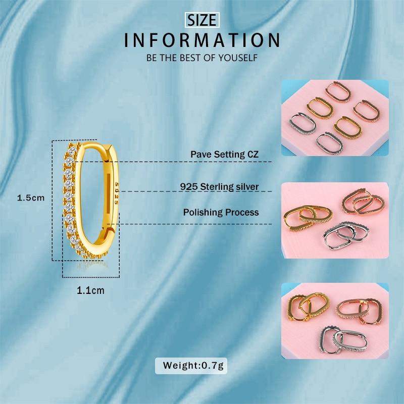 Новые серьги-кольца из стерлингового серебра 925 пробы для женщин, роскошные изящные маленькие серьги-кольца Huggie, дизайнерские ювелирные изделия, подарки