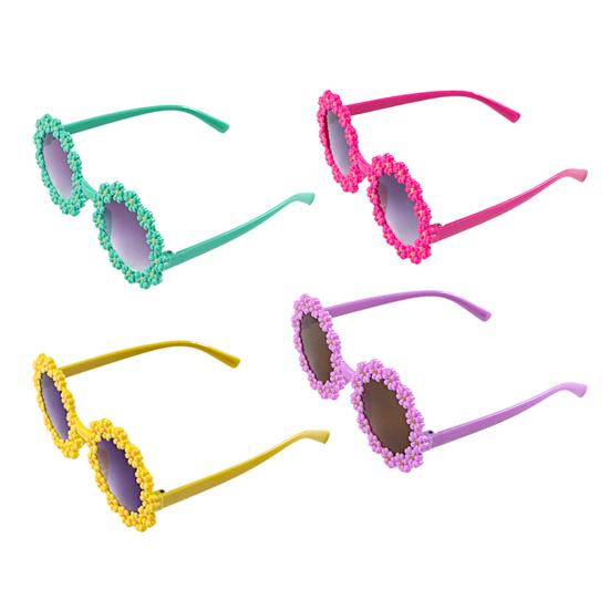 Солнцезащитные очки для собак-цветов, Косплей для питомцев, Круглые очки, Летние пляжные аксессуары для питомцев для собак, кошек, Реквизит для фото, Костюм для вечеринки