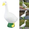 Goose Sculpture Weather Resistant Lifelike Versatile Delicate Details Exquisite Craft Goose Figurine Ornament for Garden
