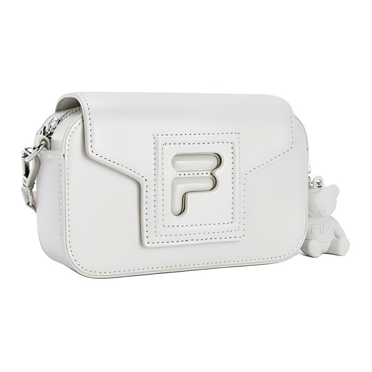 New FILA Polyurethane With Synthetic Leather Crossbody Bag, Shoulder Bag Mini Women's Moonlight Gray F13W439173FGY