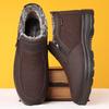 Men's Winter Non-Slip Velvet-Lined Old Beijing Cotton Shoes for Middle-Aged and Elderly