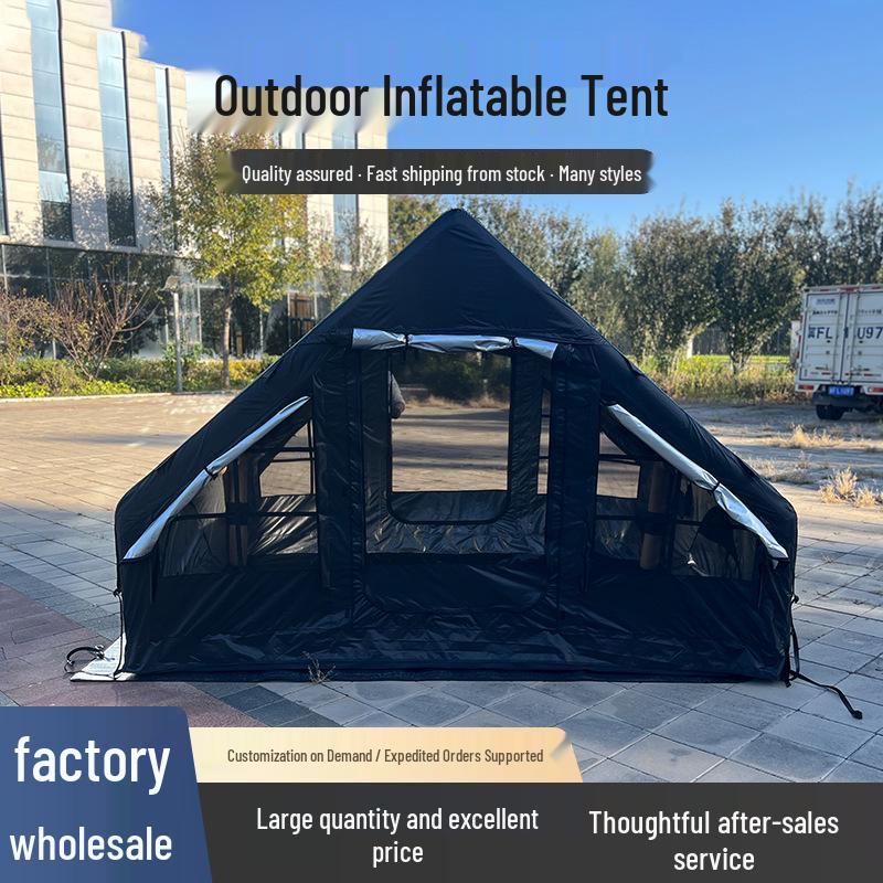 Портативная водонепроницаемая утолщенная надувная палатка для кемпинга
