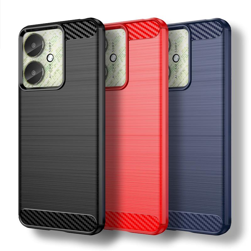 Для Redmi 13C Чехол Для Xiaomi Redmi 12C 10C 9C 9T 9A 10A 9 10 12 13C 4G 5G Чехол Углеродное волокно Противоударный силиконовый бампер