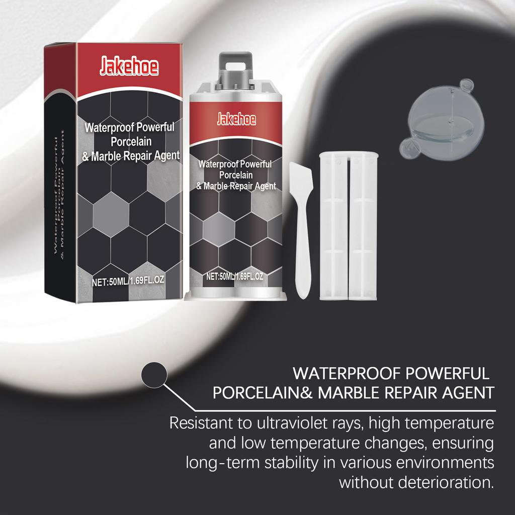 Jakehoe клей для ремонта плитки, бытовая плитка для ванной, ремонт напольной плитки, мраморный AB ремонт, водостойкий клей