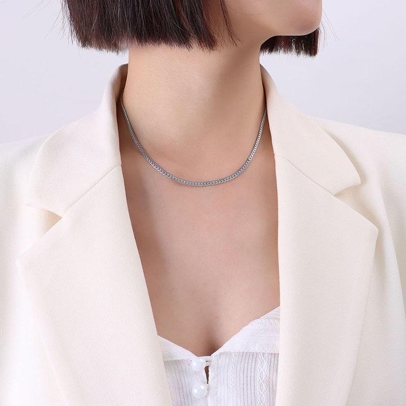 Design Sense, Personality, Great Temperament Style, Titanium Steel Plated 18 Real Gold Necklace, Bracelet, Jewelry Set.