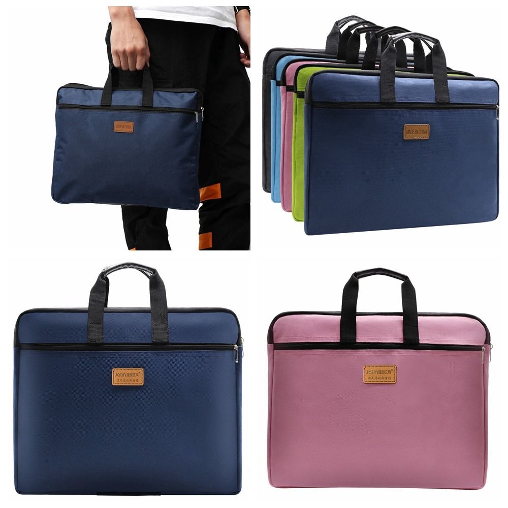 Многослойная переносная папка формата А4 на молнии для документов, простая папка формата А4, канцелярские принадлежности