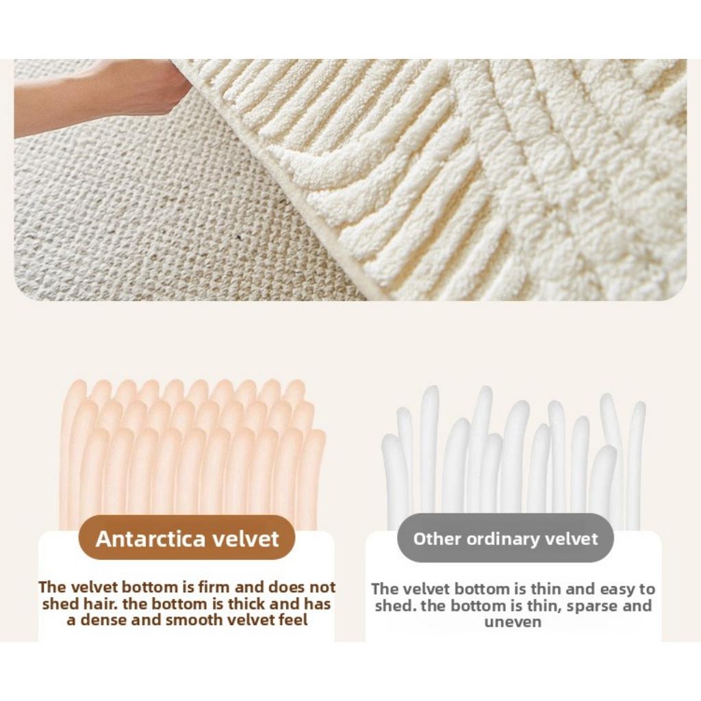 Bohemian Style Thick Plush Sofa Cover -Machine Washable, Pet Friendly, Non Slip Sofa Protection Cover, Decoration for Living Room, Bedroom, and Office