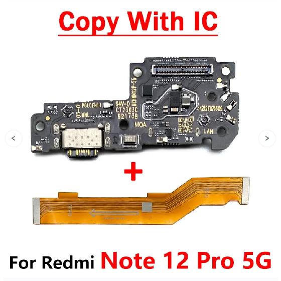 Протестировано для Xiaomi Redmi Note 10 Pro 10s 11 11s Pro 4G 5G USB-порт для зарядки, плата-докер, разъем, основной шлейф FPC, шлейф материнской платы
