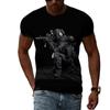 Summer Fashion Creative Image Men's T-shirt Round Collar Short Sleeve Tops Camouflage Uniform Soldier Special Forces Retro Gun