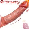 Penis Cock Ring Sleeve Vibrator Realistic Male Sex Toy for Men Penis Extender Vibrating Dick App Remote Control Elastic Penis Ring To Enlarge Prolong