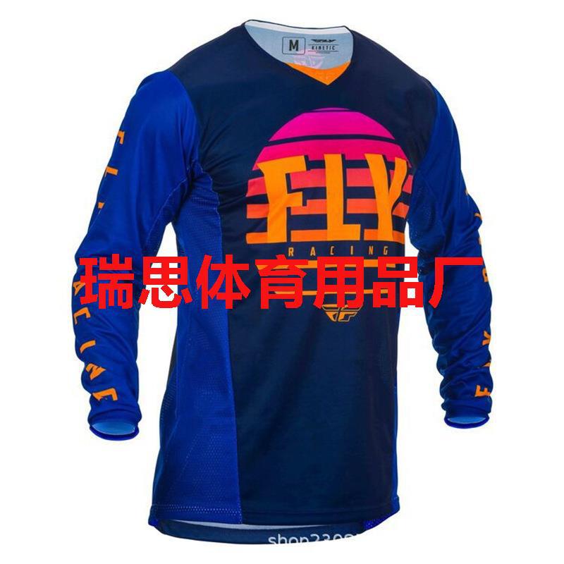 2021 new hot-selling tide brand downhill suit outdoor motorcycle riding long-sleeved men's top mountain bike couple riding suit