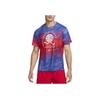 Беговая майка Dri-FIT с коротким рукавом и принтом спереди, мужская, ярко-красная FJ3411-635