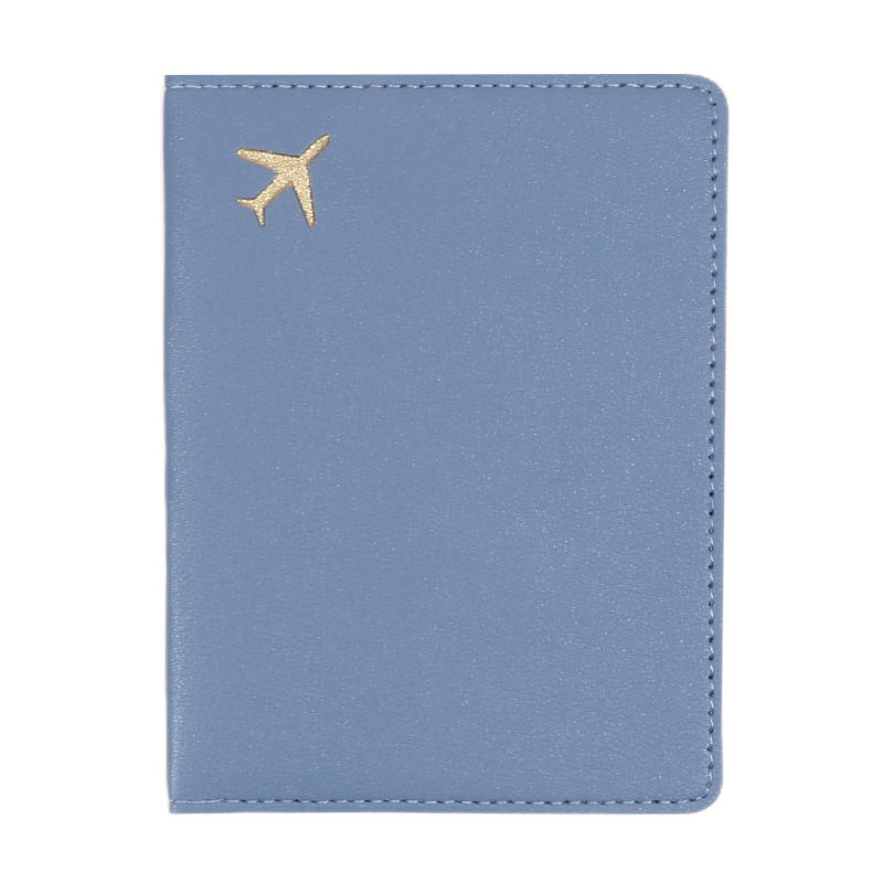 Набор ПУ обложек для паспорта Дорожный держатель для паспорта Чехол Держатель для билетов для бизнеса Простой узор самолета Портативная сумка для паспорта