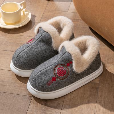 Модные Crestar Пушистые Женские Хлопковые Тапочки Зима Новые Уличные Противоскользящие Плюшевые Туфли Мягкая Подошва Мех Плоские Шлепанцы Теплые Плюшевые Домашние Тапочки