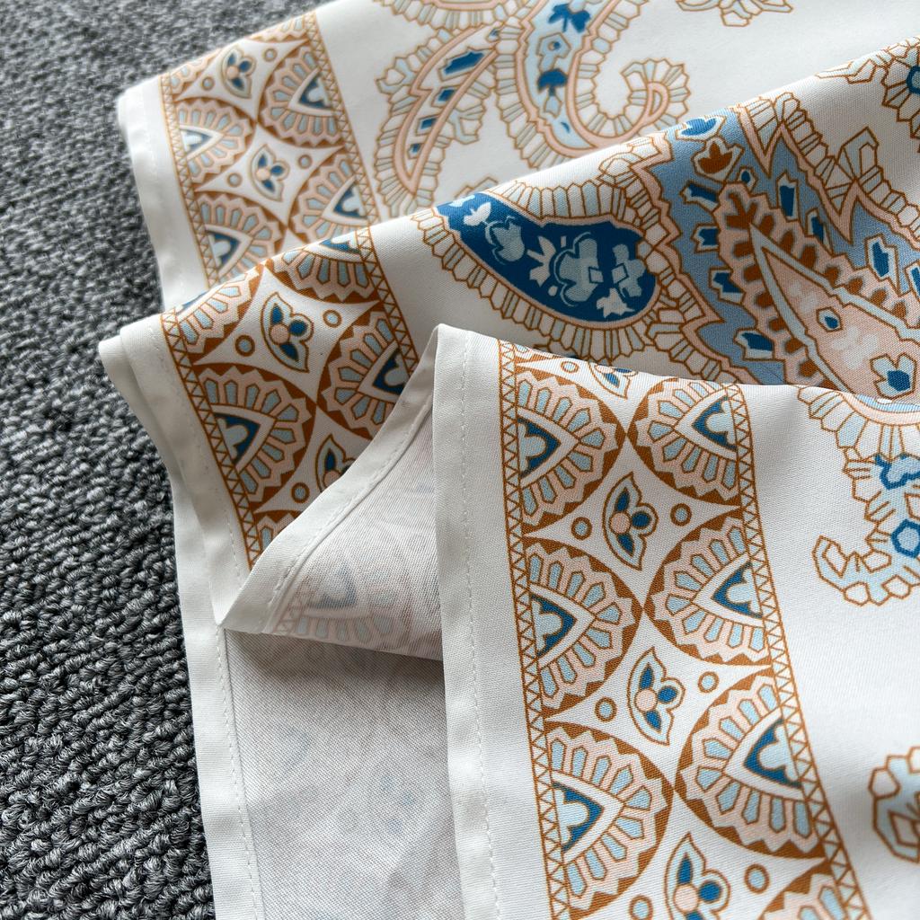 Элегантное длинное платье во французском стиле ретро, женские вечерние платья в придворном стиле с принтом пейсли, женские тонкие длинные платья трапециевидной формы с v-образным вырезом