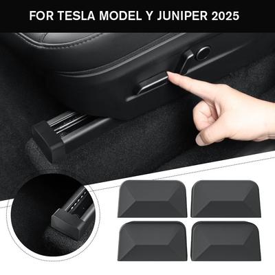 Для Tesla Modely Juniper 2025 Автомобильная направляющая салазка Заглушка Tpe Задняя направляющая салазка Противоударная накладка Для Tesla 2025 O9p4
