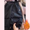 Girls Windproof Warm Fleece Lined Softshell Thickened Casual Winter Sports Pants