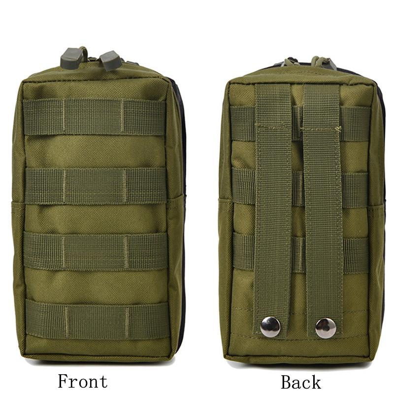 600D Оксфорд Уличная Военная Тактическая Сумка EDC Molle Инструмент Молния Пояс Аксессуары Прочный Ремень Камуфляжный Подсумок Охота Страйкбол