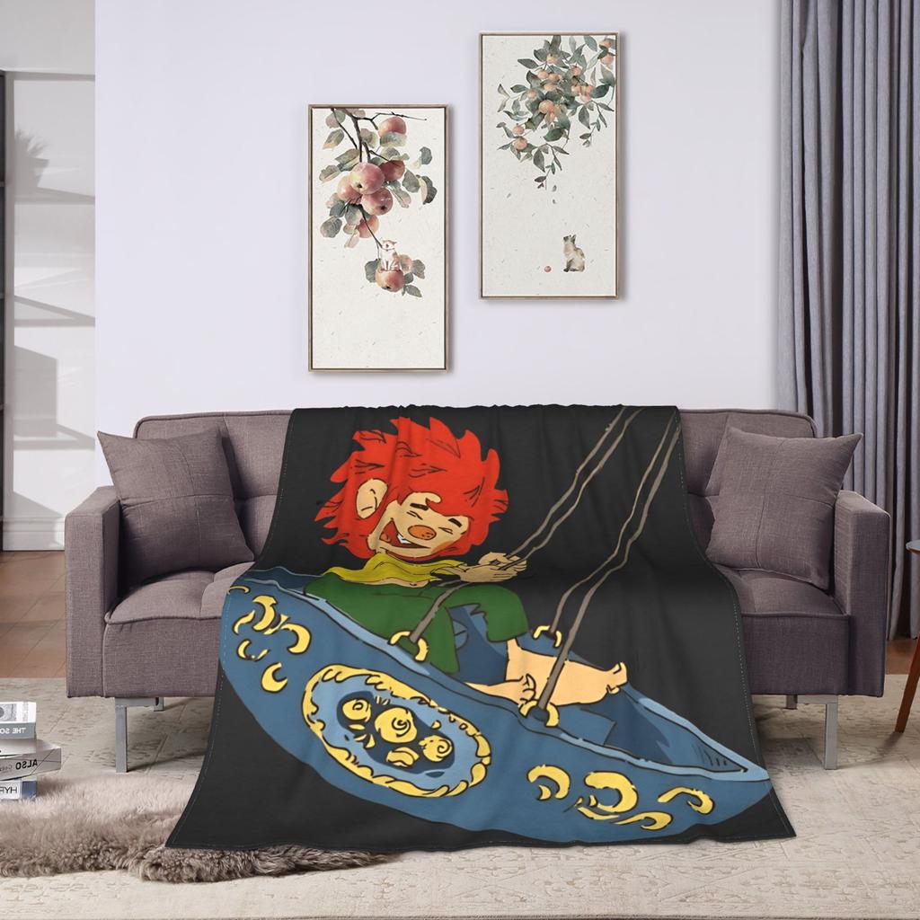 Super Soft Throw Blanket Plane Travel P-Pumuckl Blankets  Flannel Bedspread For Living Room Print Sofa Bed Cover