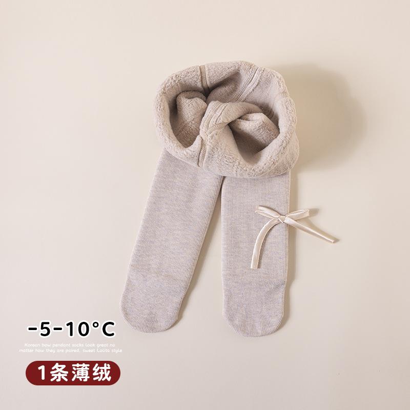 Зимние детские носки с плюшем и утолщенные колготки для девочек