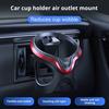 Universal Car Cup Holder with LED Light High Stability Anti-Shake Easy To Install Automotive Air Vent Cup Bottle Holder