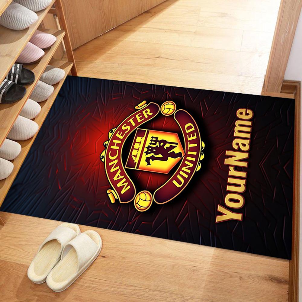 Manchester Customize Text Area Rug Suitable for Foyer Hallway Outdoor Dining Room Anti-slip Rug Office home decor Perfect Birthday/Christmas Gift Idea