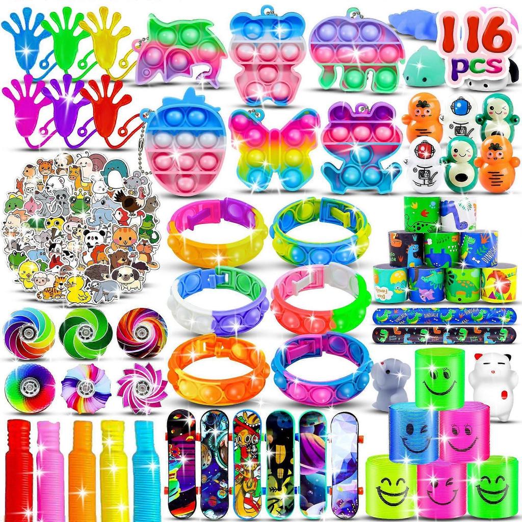 Fidget Toys, 150 Pack Party Favors for Kids 8-12 4-8, Sensory Toys Bulk Autism Autistic, Treasure Box Toys for Classroom, Stocking Stuffers, Christmas
