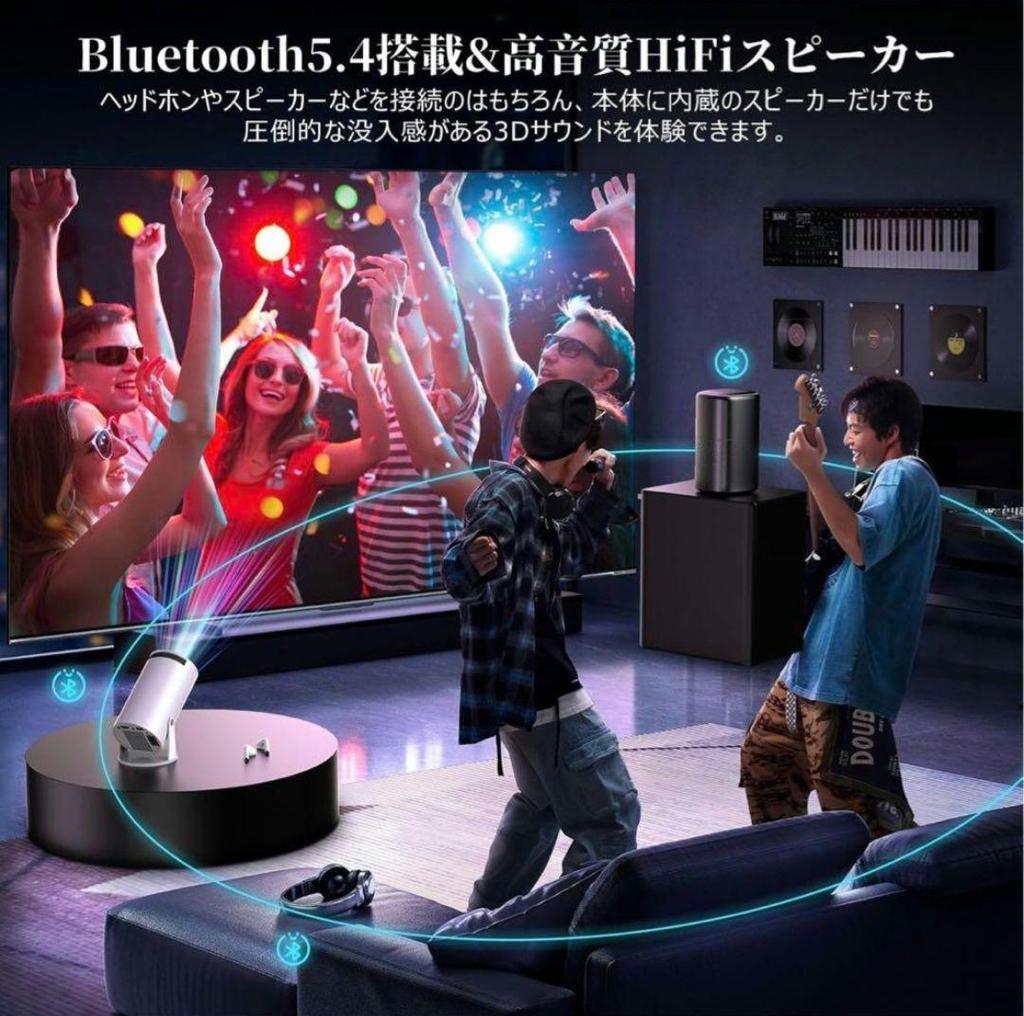 [USED] Projector for home use 2025 18000LM 270° rotation 4k compatible