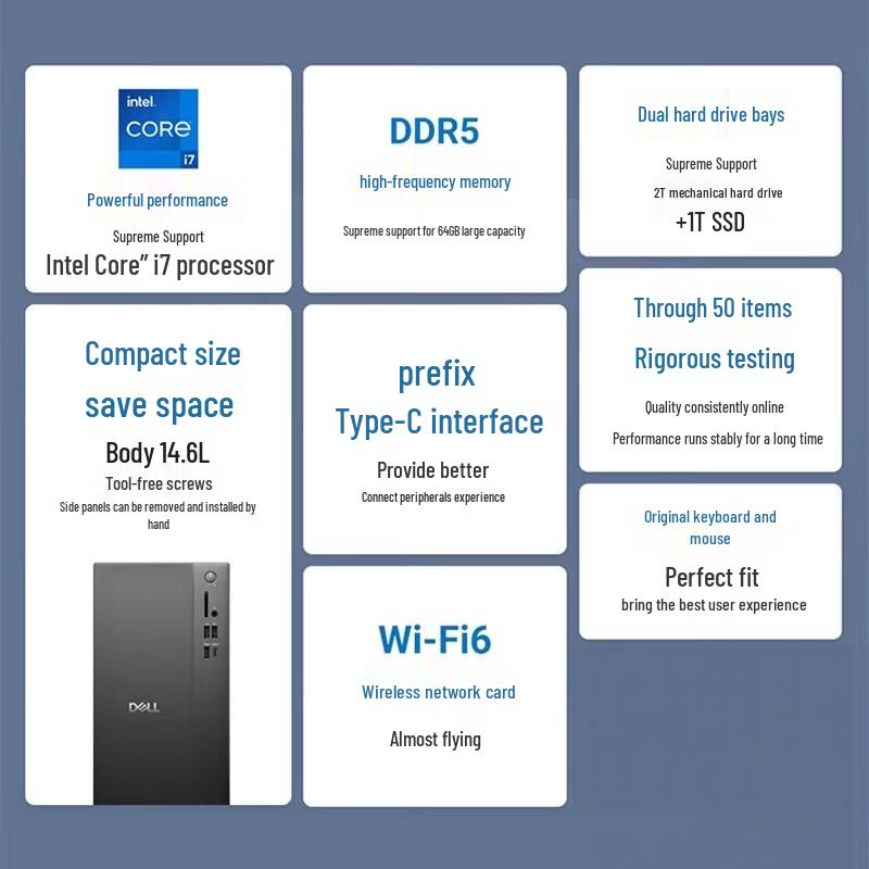 Dell Inspiron Desktop with 27-inch Monitor (CN version)