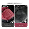 For Ford Car Styling Seats Cushion Ice Silk Elevating Pad Increase Cushion Focus mk2 mk3 mk4 Fiesta Ranger Mondeo S-MAX Kuga