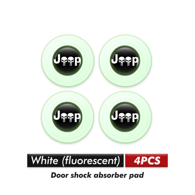 JOT2 4/8/12pcs Car Door Shockproof Anti-Noise Shock Cushion For Jeep Patriot Renegade Wrangler JK JL Liberty Trailhawk