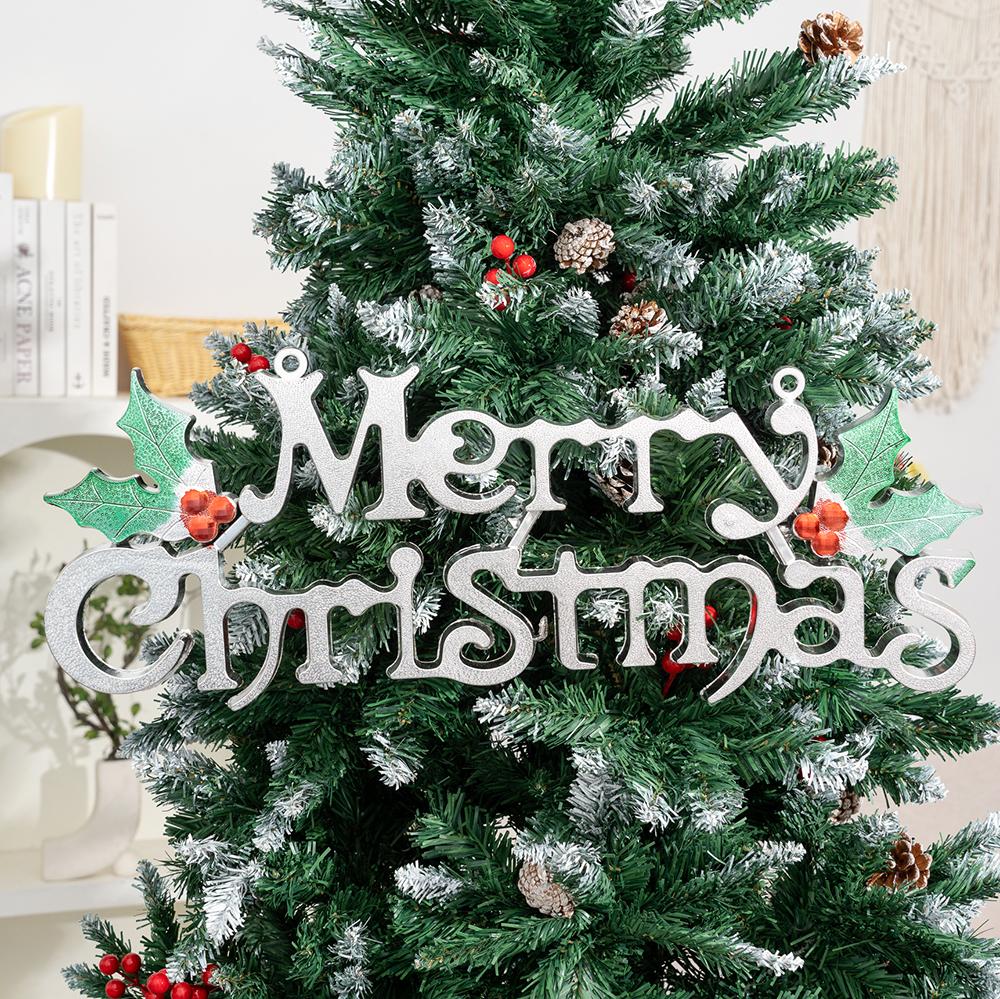 1Pcs 19-60CM Merry Christmas Letter Christmas Tree Decorations Pendant for Home Decor DIY Crafts New Year 2025 Party Supplies