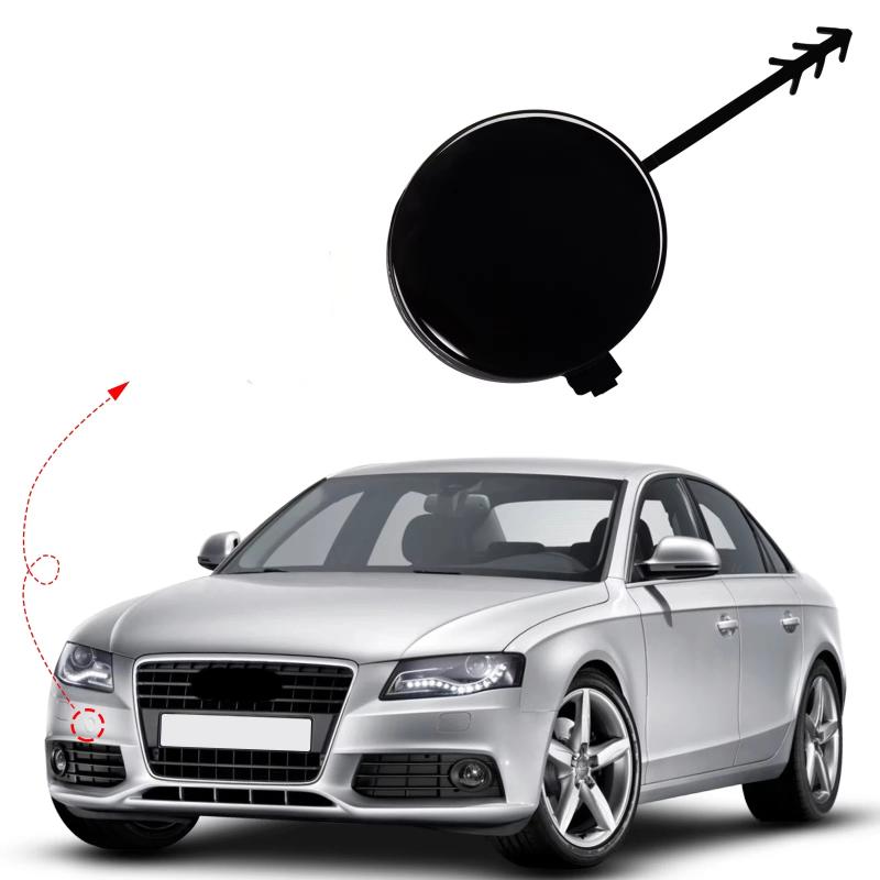 Front Bumper Tow Hook Cover Fit for A4 B8 Black Durable ABS Exact Match Car Exterior Maintenance Accessory